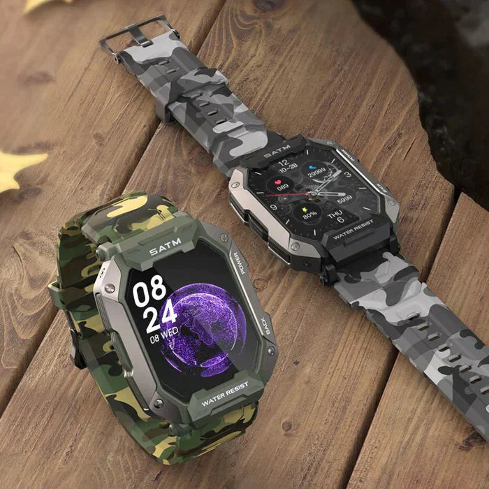 Smartwatch Étanche et Résistant aux Chocs Rock + 1 Bracelet Supplémentaire